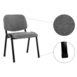 Irodai szék, szürke, ISO 2 NEW 