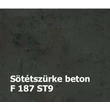 Sötétszürke beton 38-as munkalap