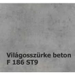 Világosszürke beton 38-as munkalap