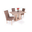 Bella asztal sonoma- Berta Elegant szék sonoma-drapp