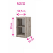 Royal 11 1ajtós komód elem