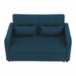 Kinyitható kanapé, türkiz, FRENKA BIG BED 3