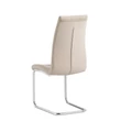 Étkezőszék, bézs Dulux Velvet szövet/króm, SALOMA NEW 3