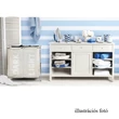 Szennyestartó kosár szövetből, szürke-bézs, LAUNDRY NEW TYP 1 1