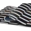 Luxus bőrszőnyeg, barna /fekete/fehér, patchwork, 141x200, bőr TIP 6 4