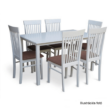 Étkezőasztal, fehér, 110 cm, ASTRO NEW 1