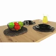Étkezőasztal kinyitható, artisan tölgy/szürke beton, ERIDAN 2