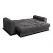 Extra tágas kanapé, szürke/világosszürke/bézs, GILEN BIG SOFA 2