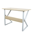 Polcos íróasztal, természetes tölgyfa/fehér, TARCAL 100 2