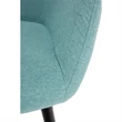 Design fotel, mentolos/fekete, LACEY 5