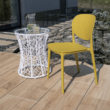 Rakásolható szék, sárga, FEDRA NEW 1