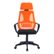 Irodai szék, fekete/narancssárga, TAXIS NEW 1