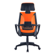 Irodai szék, fekete/narancssárga, TAXIS NEW 2