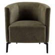 Design fotel, zöld/fekete, KAPY 2