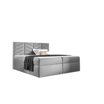 ST6 Boxspring ágy 140x200 cm 1-es szín Világosszürke