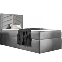 ST7 Boxspring ágy 70x200 cm 1-es szín Világosszürke