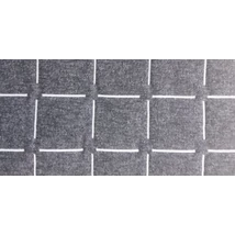 Zafír szürke steppelt