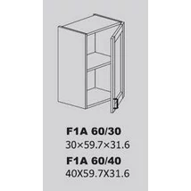 Felső egyajtós 60/60-as elem F1A 60/60 (KM)