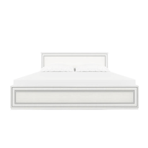 Ágy 160 ágyráccsal, DTD laminált, woodline bézs, TIFFY 10