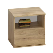 Éjjeliszekrény, artisan tölgy, DOLI