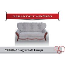 Veróna 3-as kanapé ágyazható farugós