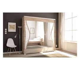 Gardrób elemenként összeszerelt