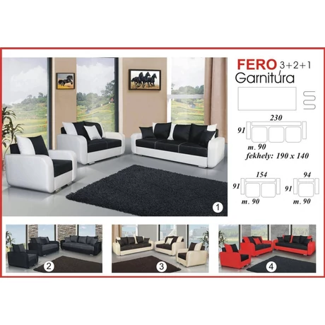 Fero 3+2+1 garnitúra 