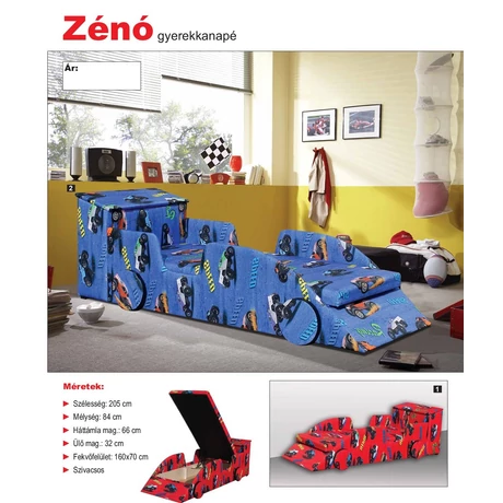 Zénó gyerekkanapé