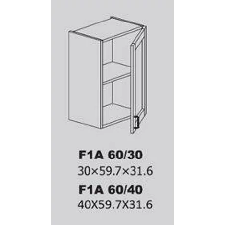 Felső egyajtós 60/60-as elem F1A 60/60 (KM)