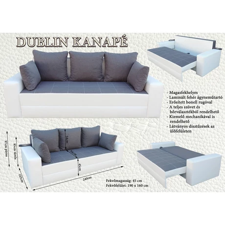 Dublin kanapé (KH)