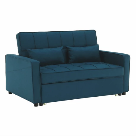 Kinyitható kanapé, türkiz, FRENKA BIG BED