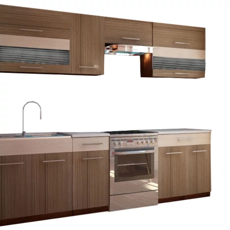 Alap konyhabútor, rigolletto dark/light, wenge, JURA NEW I ZS