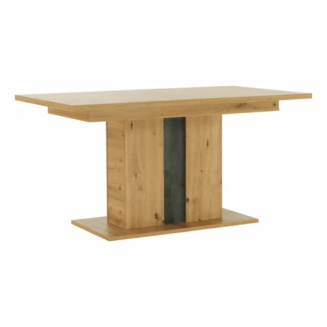 Étkezőasztal kinyitható, artisan tölgy/szürke beton, ERIDAN